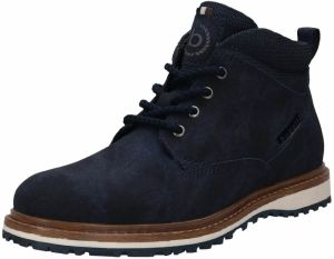 bugatti Šnurovacie čižmy  námornícka modrá