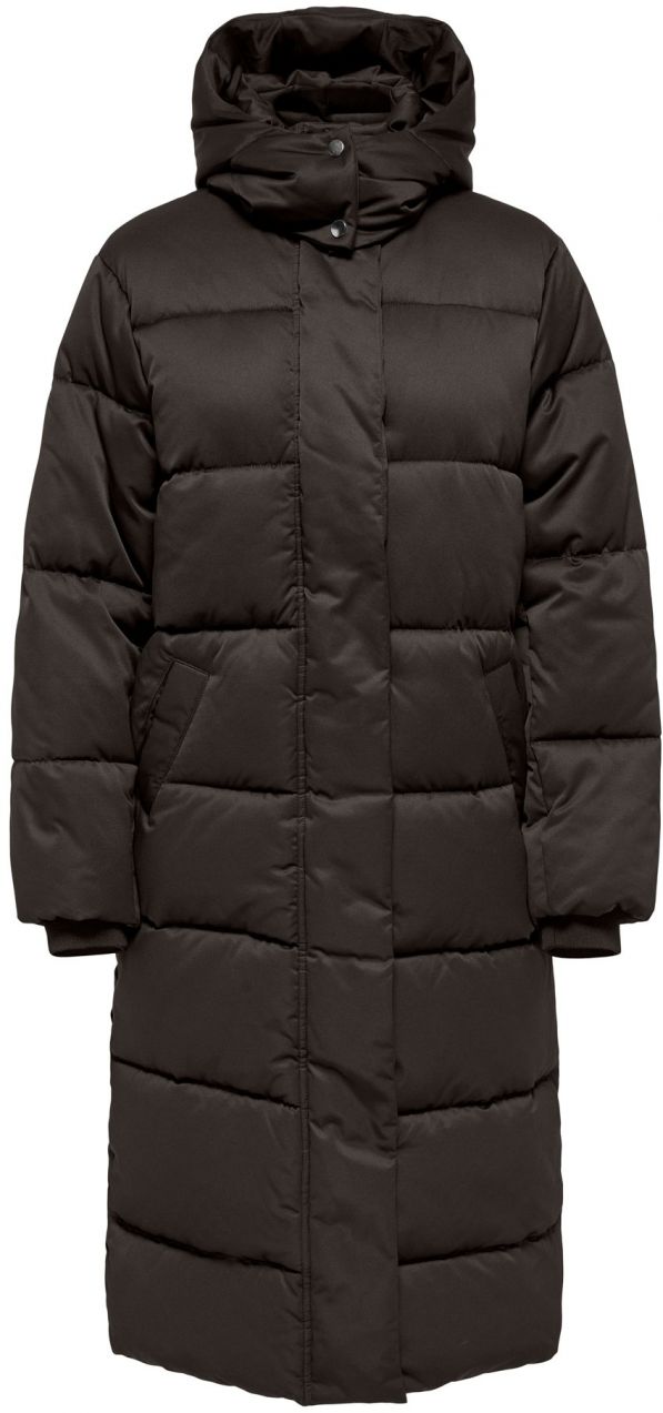 JDY Zimný kabát 'JDYMAJA'  čokoládová