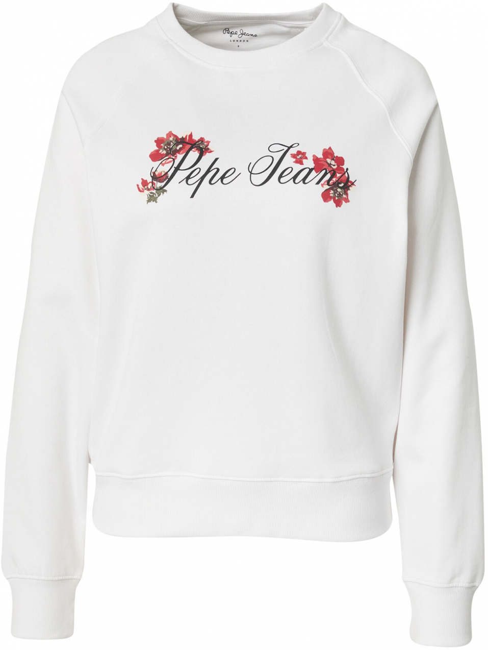 Pepe Jeans Mikina  červená / čierna / biela