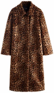 Next Prechodný kabát  hnedá / brokátová / čierna