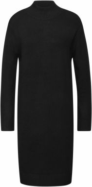 STREET ONE Pletené šaty  čierna