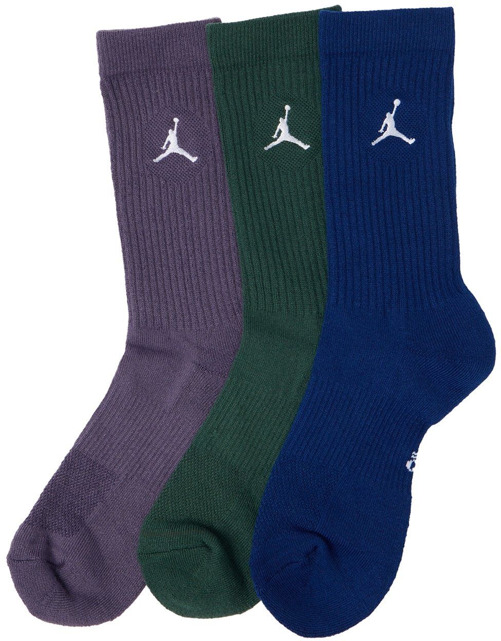 Jordan Ponožky 'Everyday'  námornícka modrá / jedľová / levanduľová / biela