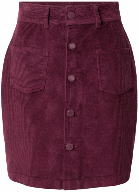 Eight2Nine Sukňa  burgundská