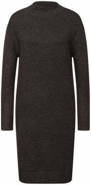STREET ONE Pletené šaty  tmavohnedá