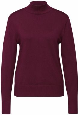 STREET ONE Sveter  vínovo červená