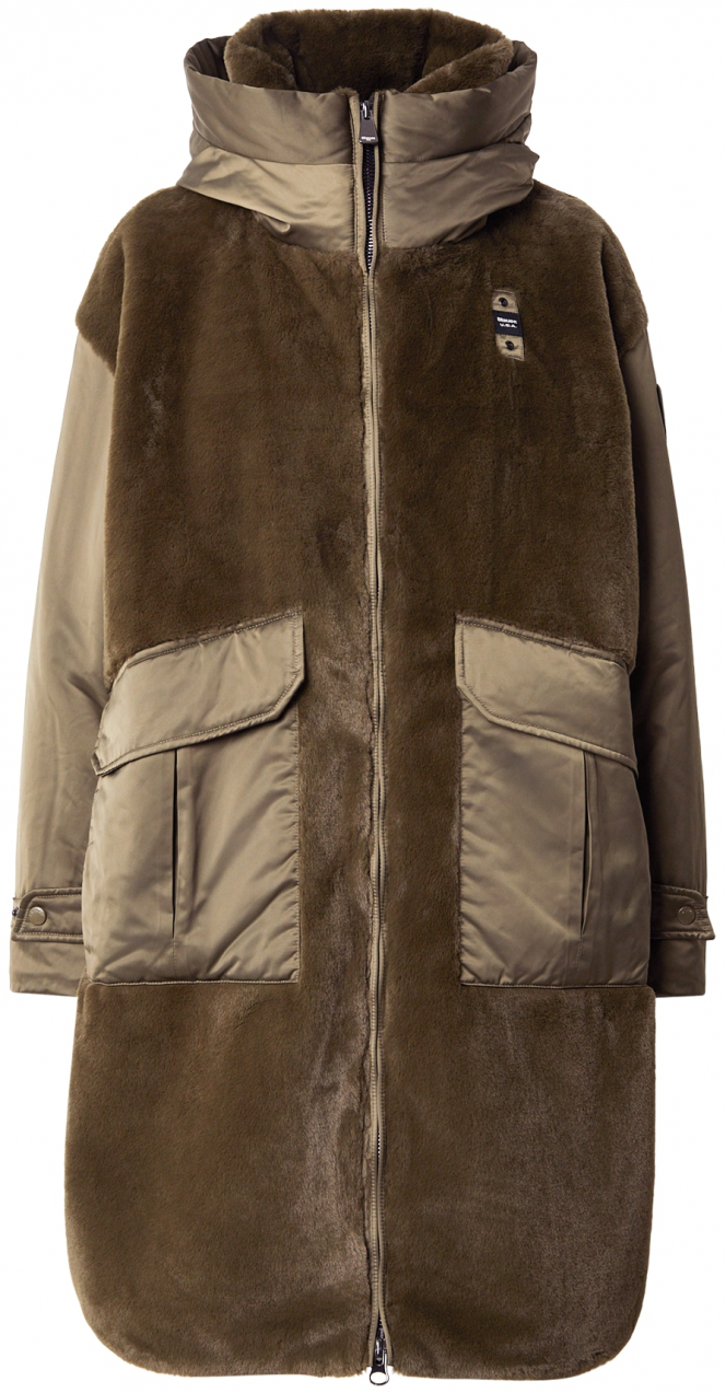 Blauer.USA Prechodný kabát  tmavozelená