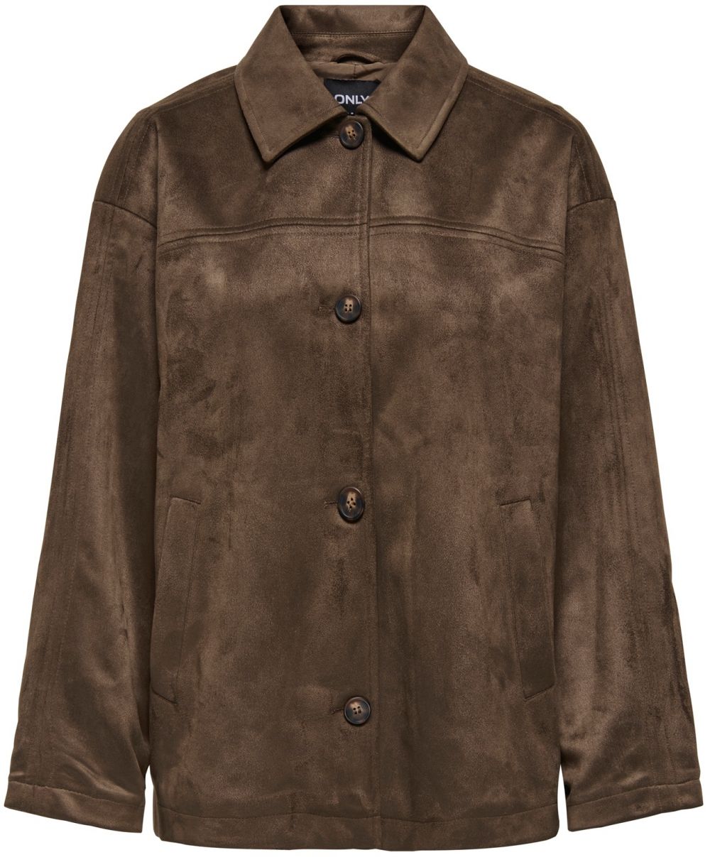 ONLY Prechodná bunda  čokoládová