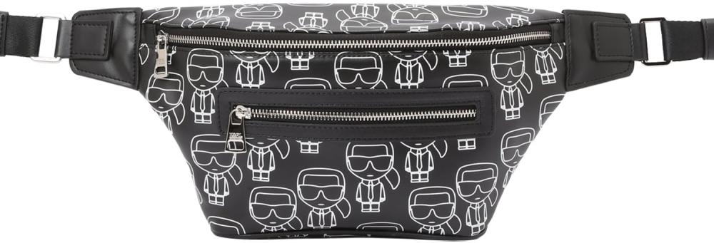 Karl Lagerfeld Ľadvinka  čierna / biela