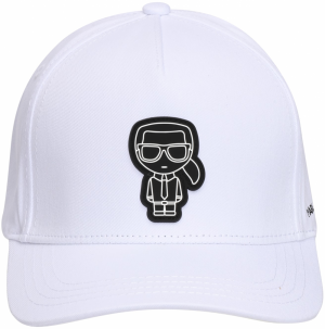 Karl Lagerfeld Čiapka  čierna / biela