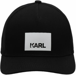 Karl Lagerfeld Čiapka  čierna / šedobiela