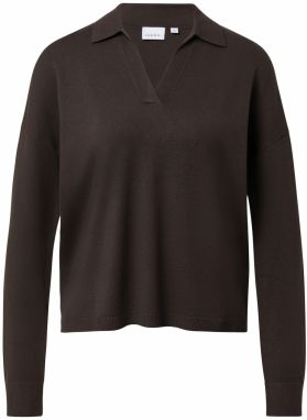 COMMA Sveter  tmavohnedá