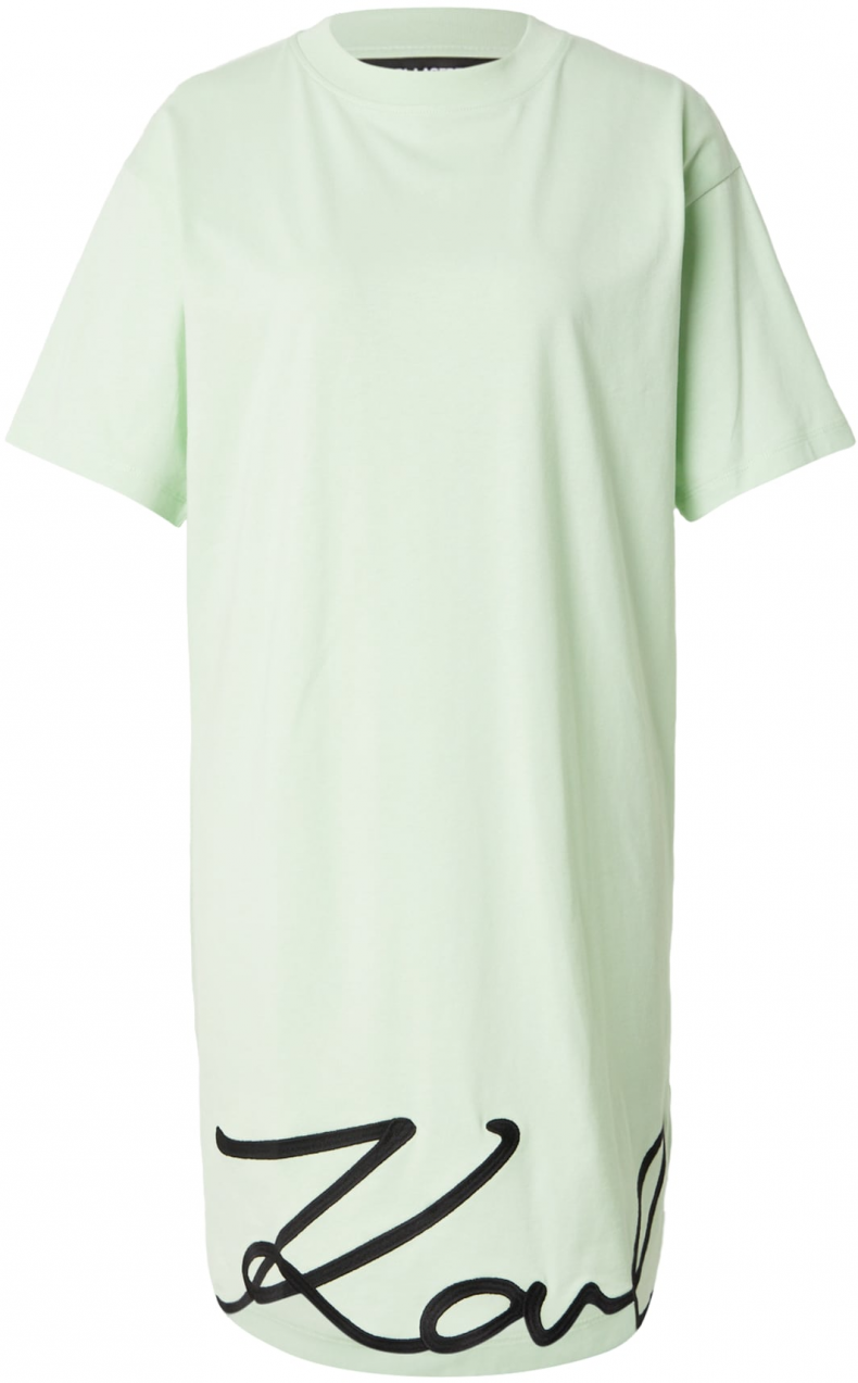 Karl Lagerfeld Šaty  mätová / čierna