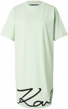 Karl Lagerfeld Šaty  mätová / čierna