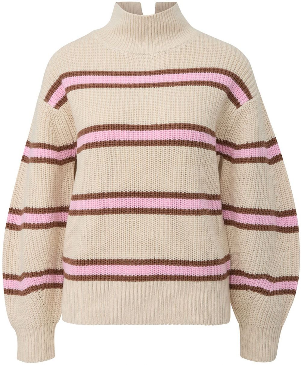 s.Oliver Sveter  béžová / hnedá / ružová