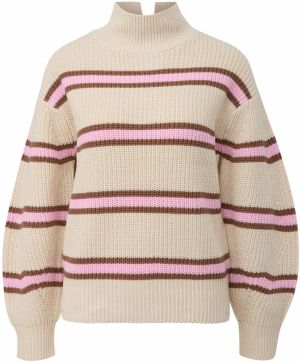 s.Oliver Sveter  béžová / hnedá / ružová