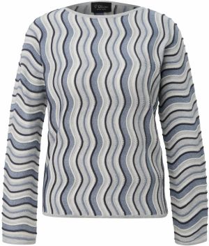 s.Oliver Sveter  námornícka modrá / kráľovská modrá / sivá / svetlosivá