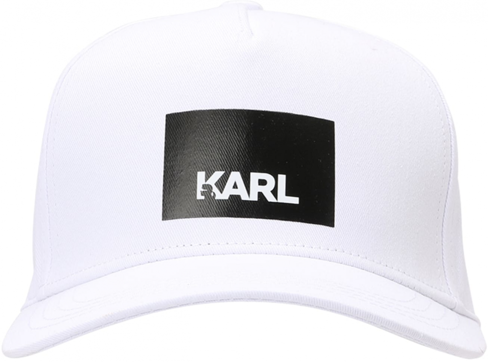 Karl Lagerfeld Čiapka  čierna / biela