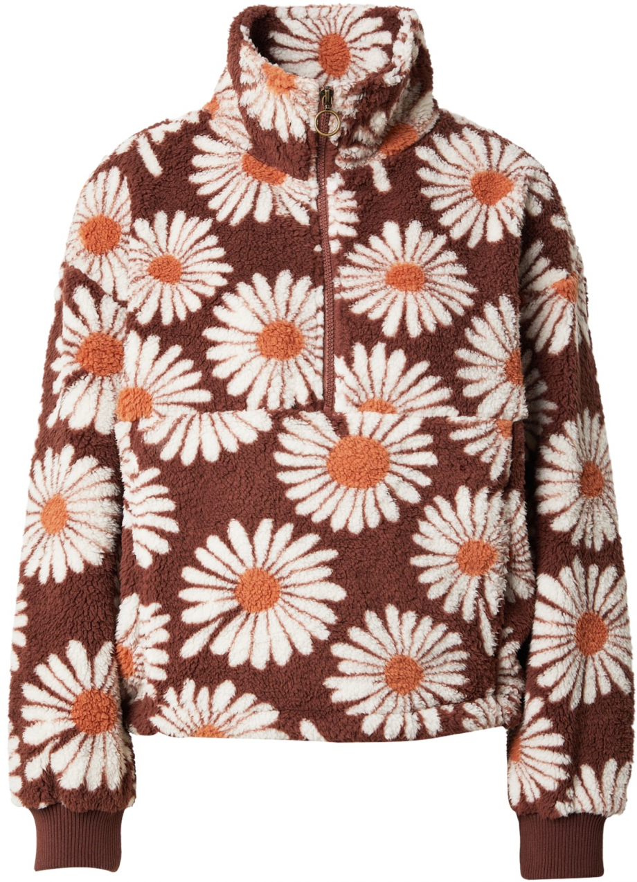 BILLABONG Sveter 'TIME OFF'  karamelová / čokoládová / biela