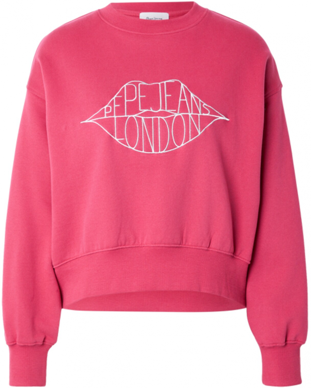 Pepe Jeans Mikina 'Bernis'  sivá / tmavoružová