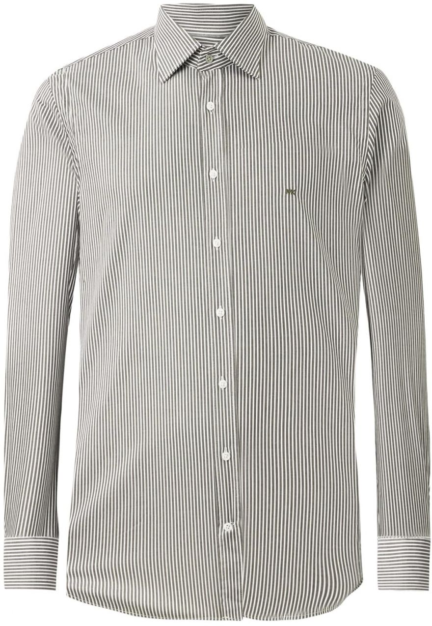 Michael Kors Košeľa  svetlohnedá / biela