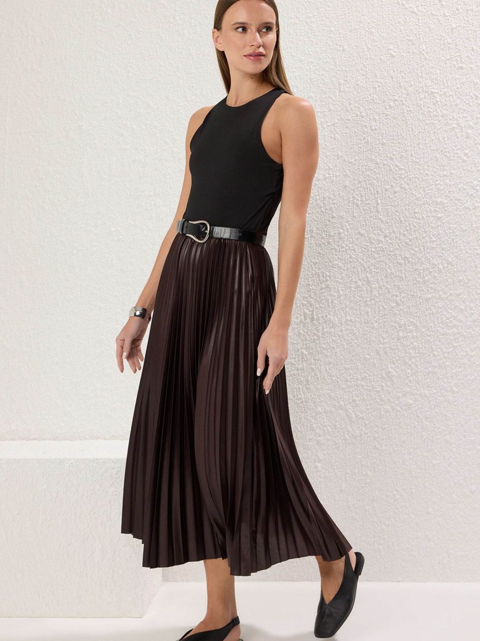 Trendyol Sukňa  hnedá