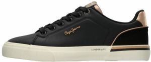 Pepe Jeans Nízke tenisky 'Kenton Campus'  zlatá / čierna