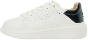 Pepe Jeans Nízke tenisky 'YARA CHOICE'  jedľová / biela