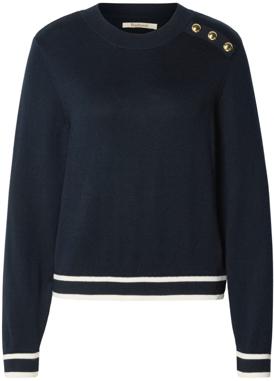 Barbour Sveter 'Avery'  námornícka modrá / zlatá / biela