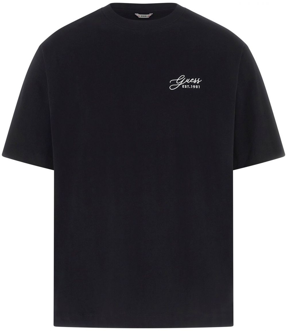 GUESS Tričko 'CITY'  sivá / oranžová / čierna / biela