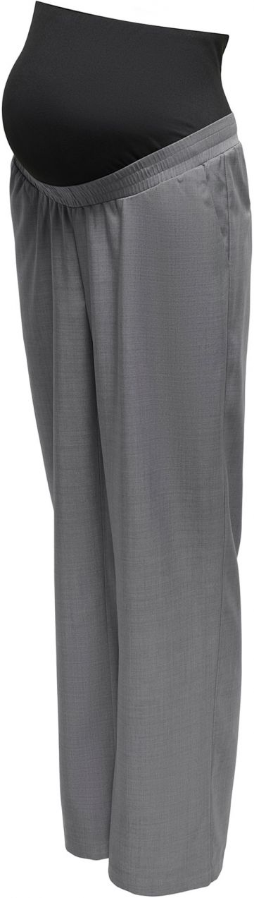 Only Maternity Nohavice 'OLMHATTIE-LANA'  tmavosivá / čierna