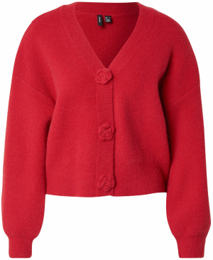 VERO MODA Kardigán 'VMCARRIE'  krvavo červená