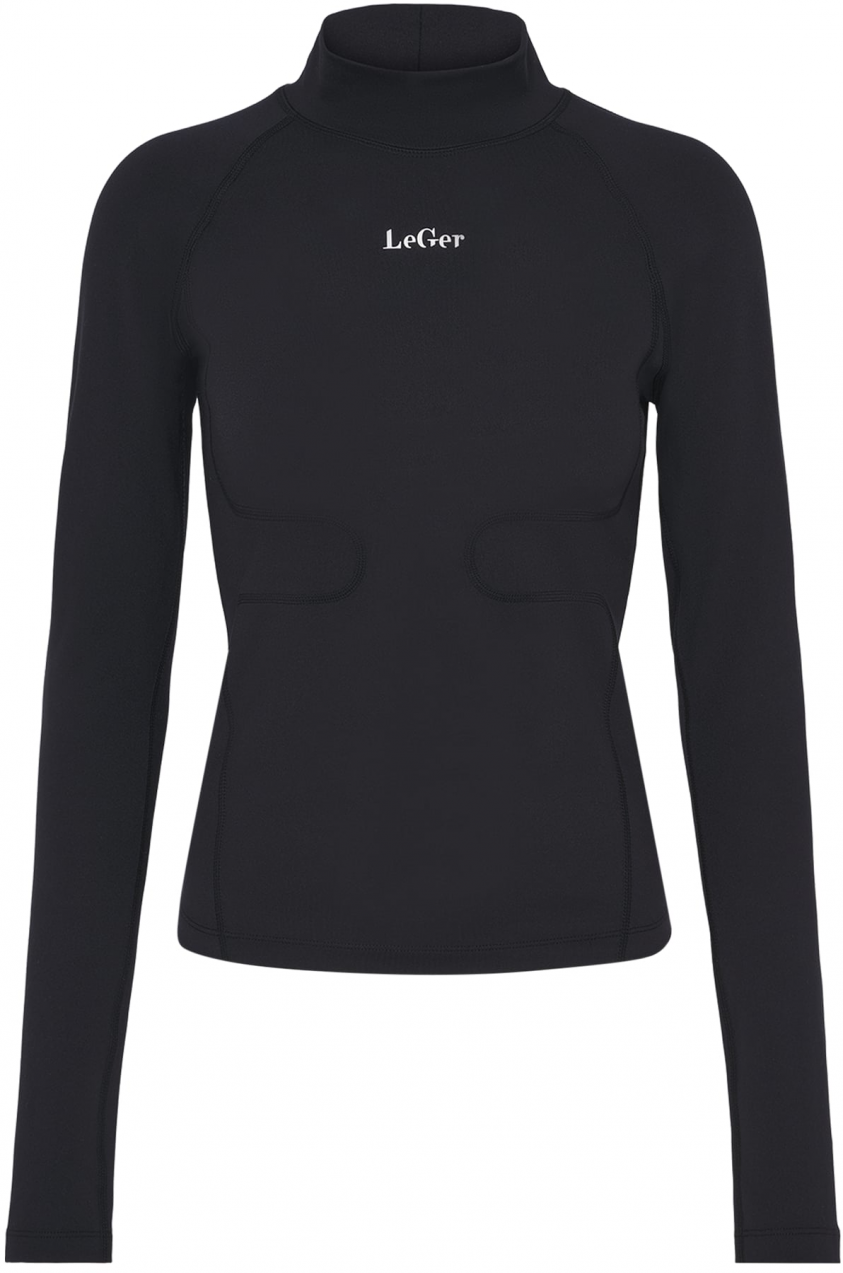 LeGer by Lena Gercke Tričko 'Thalke'  čierna / biela