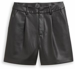 TOM TAILOR DENIM Plisované nohavice  čierna