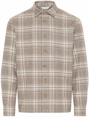 Casual Friday Košeľa 'CFLOTUS'  svetlohnedá / biela