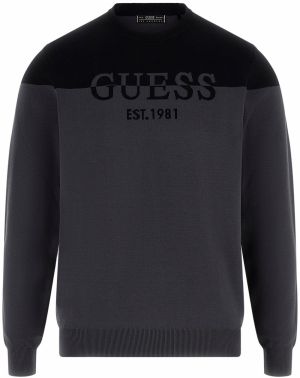 GUESS Sveter 'KANTU'  tmavosivá / čierna