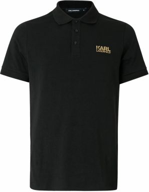 Karl Lagerfeld Tričko  zlatá žltá / čierna