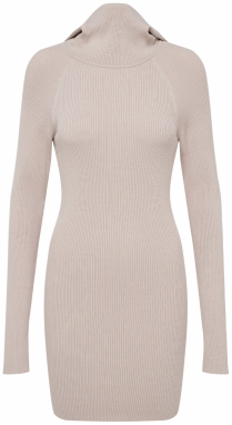 LeGer by Lena Gercke Pletené šaty 'Mathilde'  sivobéžová