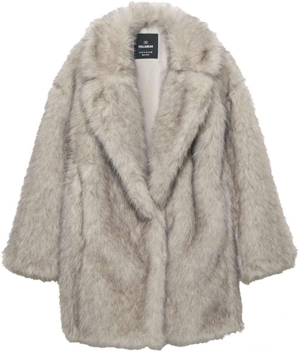 Pull&Bear Prechodný kabát  sivá