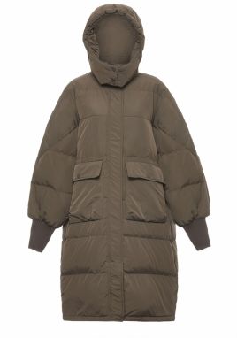 Koosh Zimný kabát  tmavohnedá