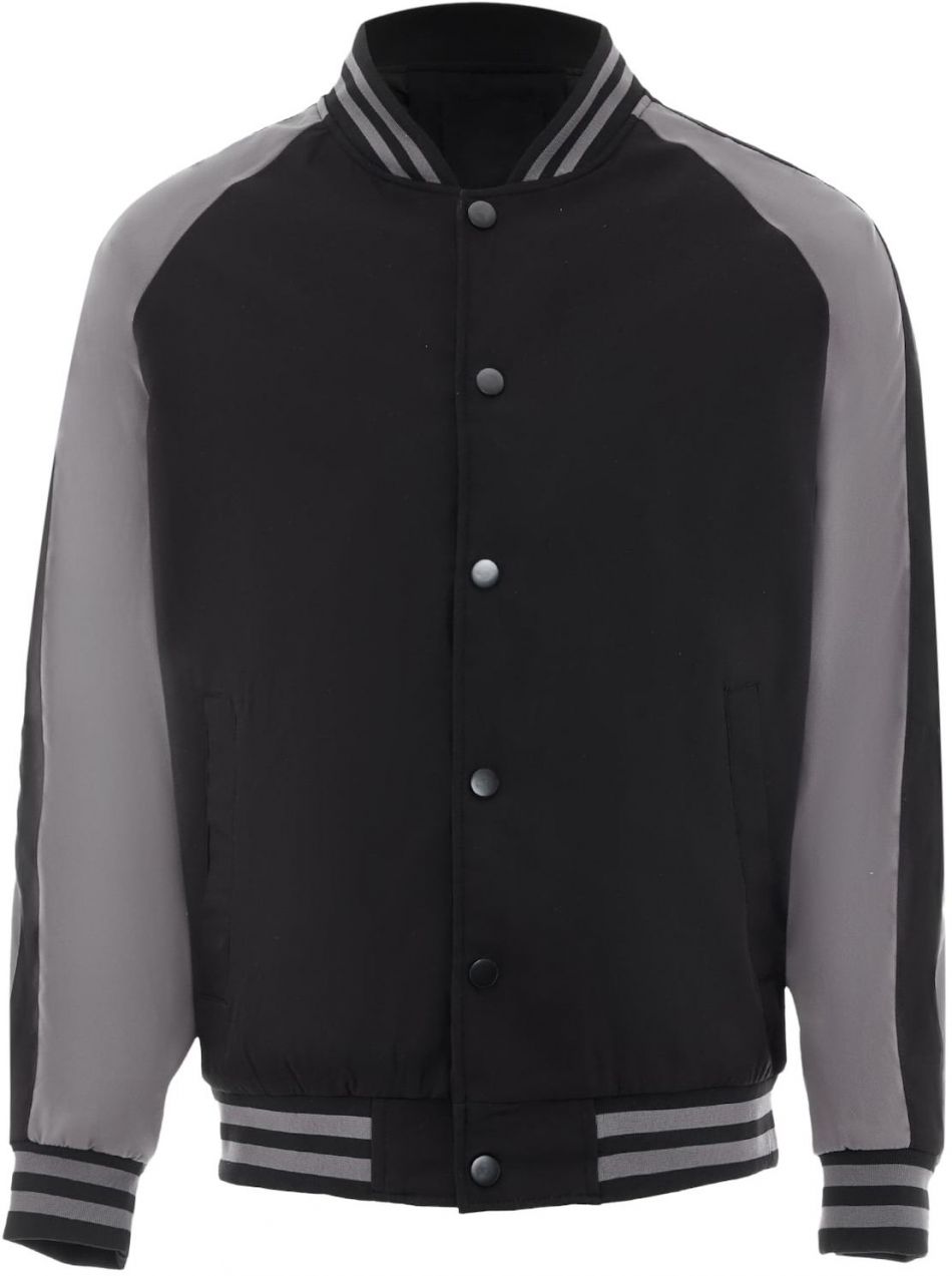 grimone Prechodná bunda  sivá / čierna