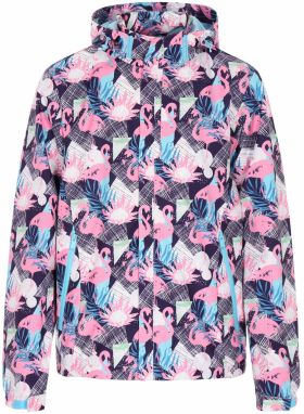 OCY Prechodná bunda  azúrová / svetlomodrá / baklažánová / orchideová / biela