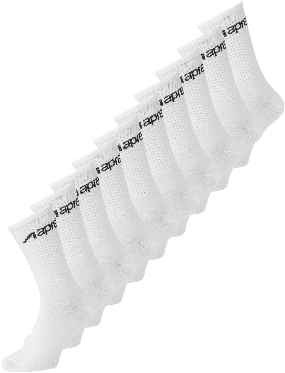 aprel Ponožky  čierna / biela