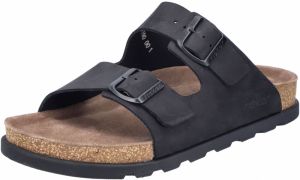 Rieker Šľapky  čierna