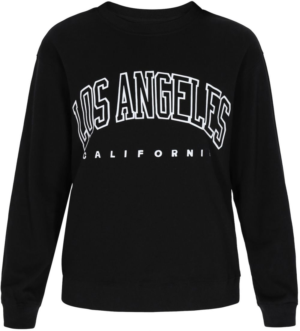 usha BLUE LABEL Mikina  čierna / biela