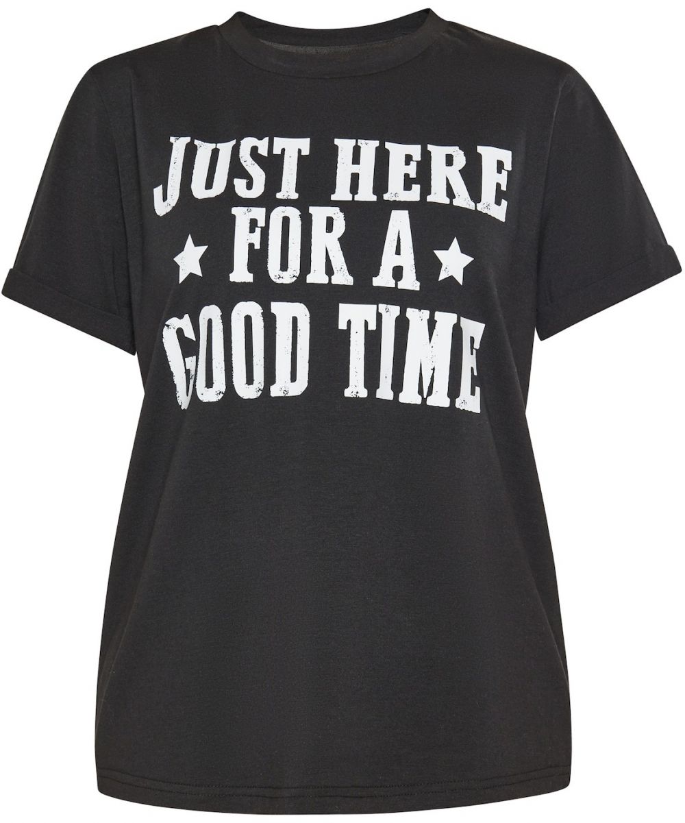 usha FESTIVAL Tričko  čierna / šedobiela