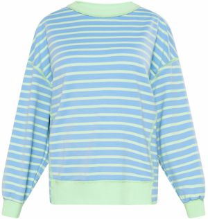 SANIKA Mikina  modrá / limetová