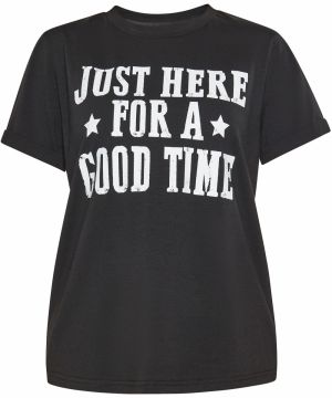 Gaya Tričko  čierna / biela