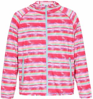 Reiswood Prechodná bunda  fialová / ružová / fuksia / biela