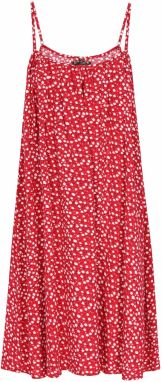 nelice Letné šaty  červená / čierna / biela