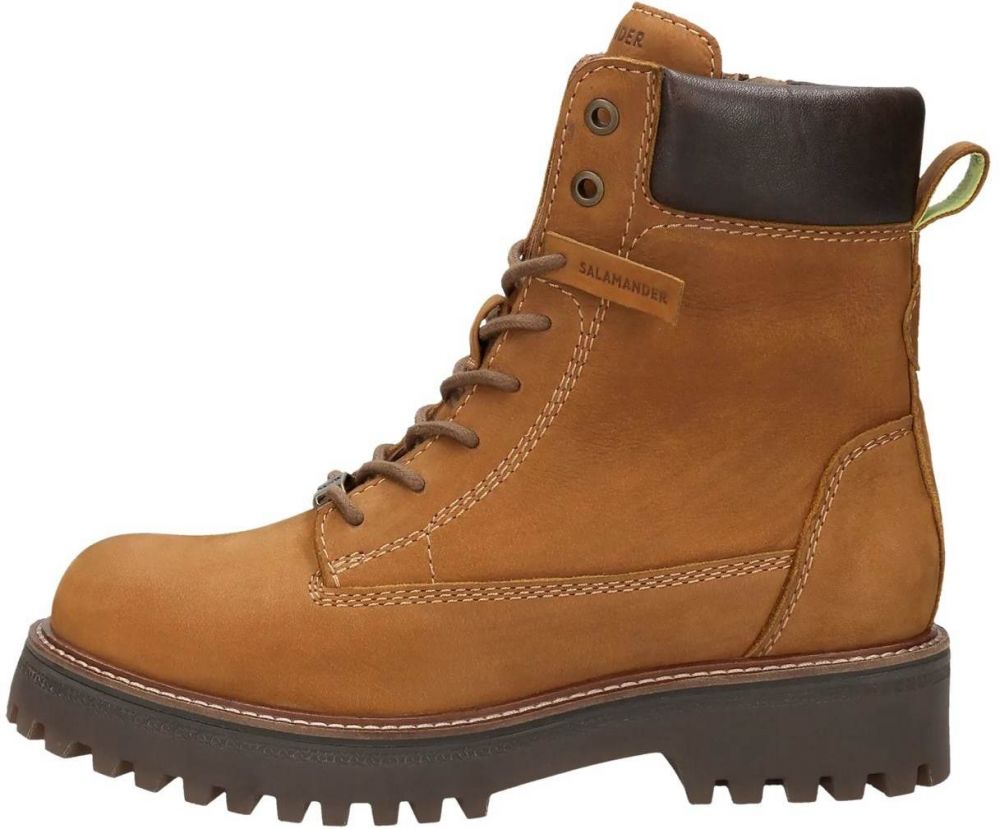 SALAMANDER Šnurovacie členkové čižmy  koňaková / čierna